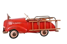 Vintage Fire Department Pedal Car