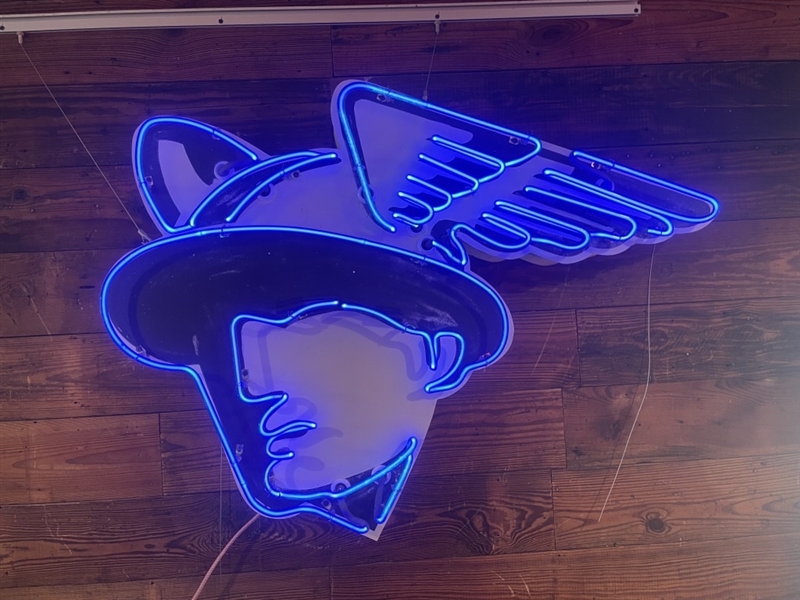 Mercury Man Neon Sign Custom Made By Todd Sanders