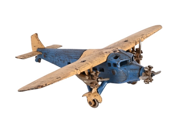 Kilgore Cast Iron TAT Tri-Motor Airplane