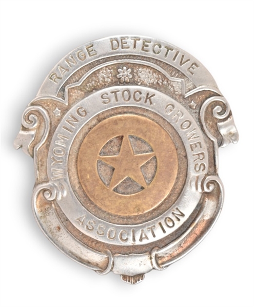 Wyoming Stock Growers Range Detective Badge