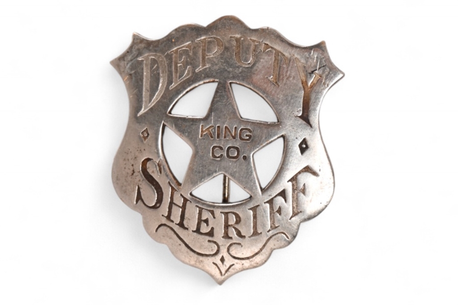 Antique King County Texas Deputy Sheriff Badge