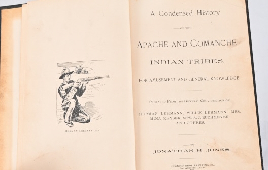 A Condensed History Of The Apache & Comanche Book