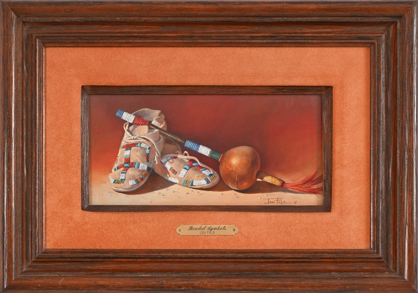 Joni Falk (1933- ) Indian Still Life Oil Painting