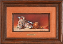 Joni Falk (1933- ) Indian Still Life Oil Painting