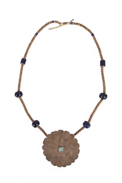 Large Indian Ceremonial Trade Bead Necklace