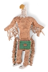 Beaded Eagle Head Ceremonial Indian Doll