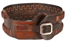 Rare R.A. Bennett Wyoming Double Cartridge Belt