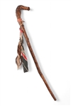 Hand Carved Indian Horse Head Walking Stick