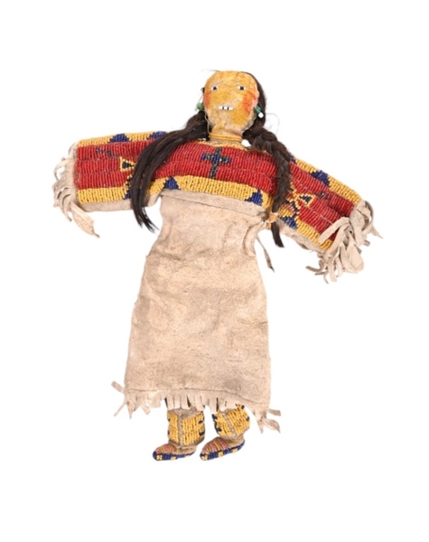 Central Plains Indian Beaded Doll