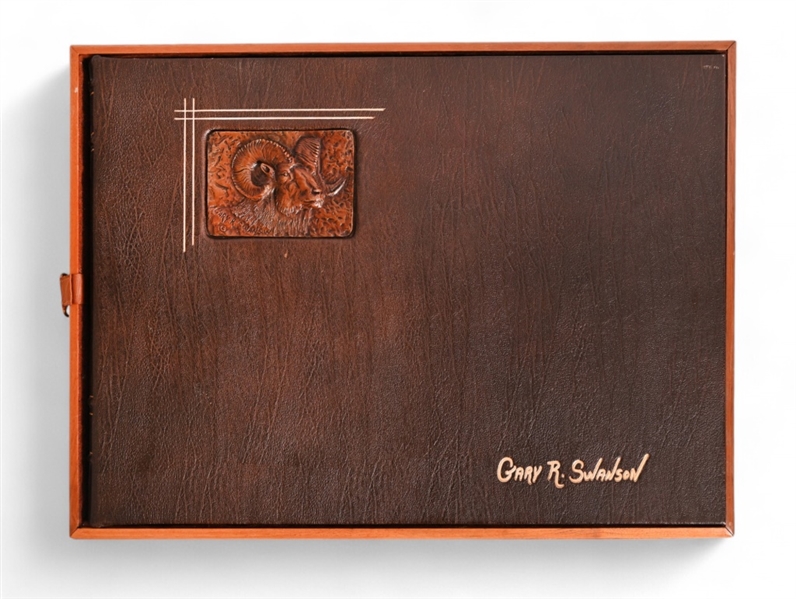 Gary R. Swanson Portfolio With Bronze Inlay