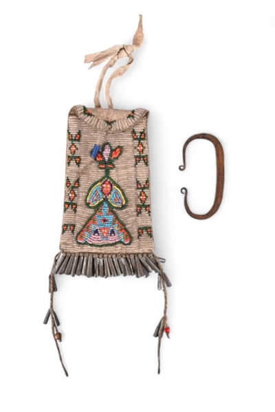 Strike-A- Light & Indian Beaded Pouch