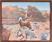 Verne Wood "Desert Dust" Original Framed Photo