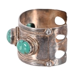 Turquoise Sterling Silver Indian Bracelet