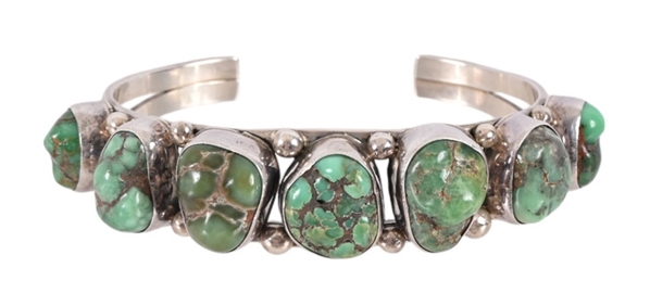 Turquoise Sterling Silver Indian Bracelet