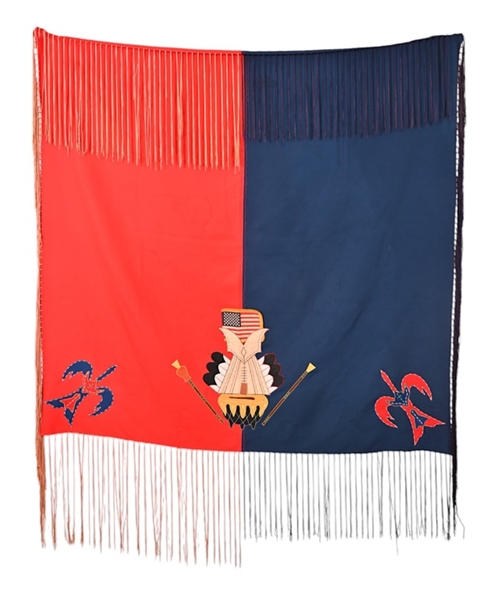 Arapaho Indian Peyote Ceremonial Shawl