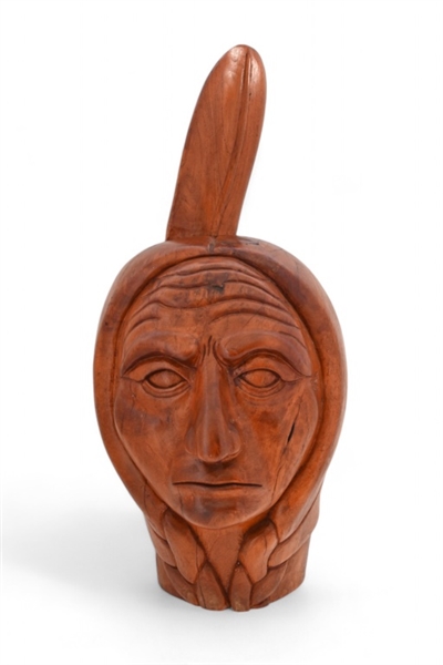 Dr. Joseph Rupp Carved Indian Head