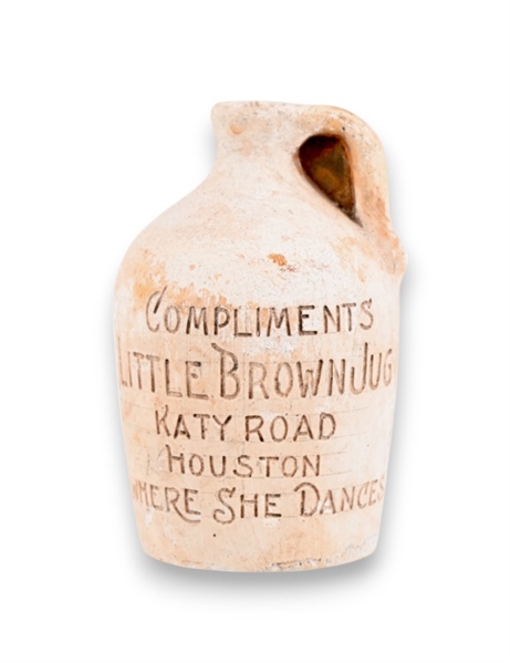 Houston Texas Small Advertising "Little Brown Jug"