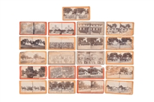 (21) Stereograph Cards New Braunfels Texas Views