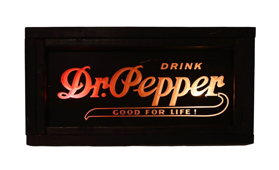 Dr. Pepper Advertising Lighted Sign