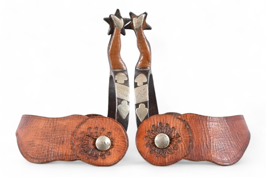 JR McChesney No.8 Pattern Gal-Leg Spurs