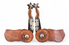 JR McChesney No.8 Pattern Gal-Leg Spurs