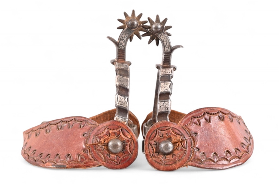 Early California Silver Mounted Spurs