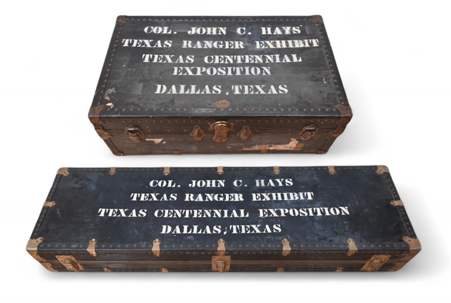 Texas Ranger Jack Hays Centennial Exposition Cases