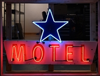 Star Motel Neon Advertising Sign