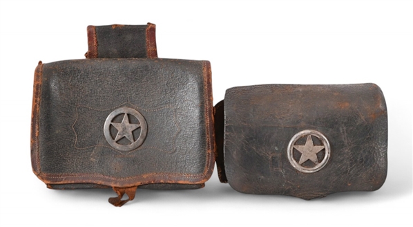 Confederate Texas Cartridge Box & Map Case