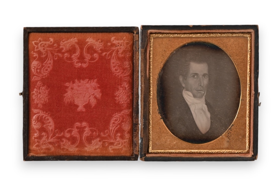 General Sidney Sherman Cased Daguerreotype Photo