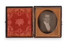 General Sidney Sherman Cased Daguerreotype Photo