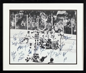 1980 USA Hockey Team Signed Photo