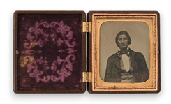 B. Dela Barra, Ambrotype Circa 1855 California