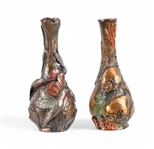 Geoffrey C. Smith Bronze Vase (Pair)