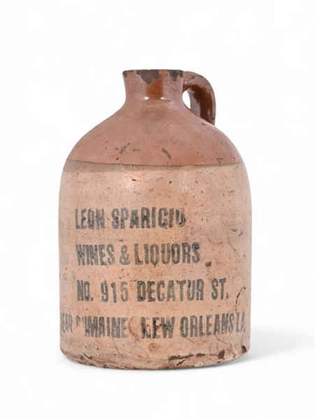 Antique New Orleans Advertising Whiskey Jug