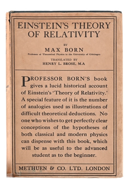 "Einsteins Theory of Relativity" First Edition