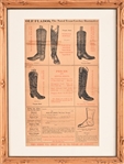 Ole Flados Texas Boot Maker Ad