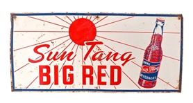 Sun Tang Big Red Tin Sign