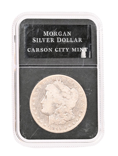 1891 CC Morgan Silver Dollar