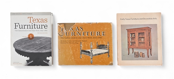 (3) Texas Furniture Collector Books Lonn Taylor