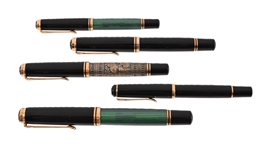 Collection of (5) Pelikan Fountain Pens