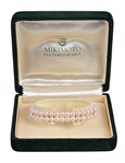 Mikimoto Double Strand Pearl Bracelet