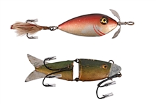 (2) Antique Heddon, K&K Fishing Lures