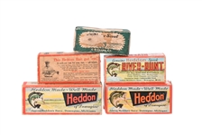 Heddon Zaragossa Lure with Other Vintage Boxes